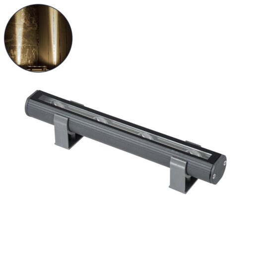 GloboStar® WINDOW-BARI 90538 Αρχιτεκτονικό Φωτιστικό Ανάδειξης Παραθύρων Window Light LED 12W 1140lm 8×180° DC 24V Αδιάβροχο IP67 L30 x W4 x H3.5cm Φυσικό Λευκό 4500K – Γκρι Ανθρακί – 3 Years Warranty