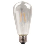 ΛΑΜΠΑ LED ST64 CROSSED FILAMENT 11W E27 3000K 220-240V DIMMABLE CLEAR EUROLAMP 147-78482