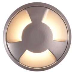 ΦΩΤΙΣΤΙΚΟ ΔΑΠΕΔΟΥ ΕΞΩΤΕΡΙΚΟ 3F LED 3W IP65 12V Φ68X24mm ΜΑΥΡΟ PRO EUROLAMP 145-52520