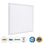 GloboStar® 60210 Χωνευτό LED Panel Milky Super Slim 60x60cm 48W 4560lm 120° CRI≥80Ra UGR