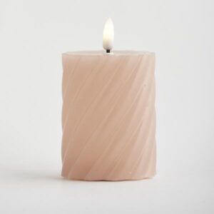 ΚΕΡΙ ΜΠΑΤΑΡΙΑΣ ΜΕ  ΦΛΟΓΑ, ΡΟΖ, ΜΕ ΧΡΟΝΟΔΙΑΚΟΠΤΗ,  7x12cm EUROLAMP – 147-15104