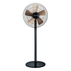 ΑΝΕΜΙΣΤΗΡΑΣ ΜΕ ΟΡΘΟΣΤΑΤΗ ΜΑΥΡΟ-ΧΡΥΣΟ Φ41 60W EUROLAMP – 300-20012