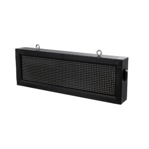GloboStar® DISPLAY 90307 LED Scrolling Display 64x16cm – Κυλιόμενη Ψηφιακή Πινακίδα / Επιγραφή Μονής Όψης P10 LED SMD AC 220-240V – Λειτουργία μέσω Wi-Fi με Εφαρμογή APP – Αισθήτηρας Θερμοκρασίας και Υγρασίας – Αδιάβροχο IP65 – Μ72 x Π9 x Υ24cm – Πράσινο – 1 Χρόνο Εγγύηση
