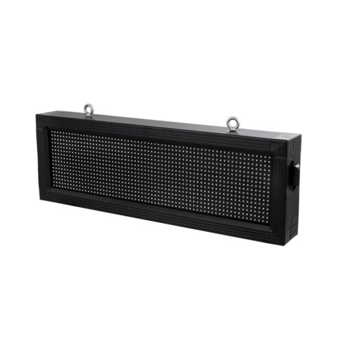 GloboStar® DISPLAY 90307 LED Scrolling Display 64x16cm – Κυλιόμενη Ψηφιακή Πινακίδα / Επιγραφή Μονής Όψης P10 LED SMD AC 220-240V – Λειτουργία μέσω Wi-Fi με Εφαρμογή APP – Αισθήτηρας Θερμοκρασίας και Υγρασίας – Αδιάβροχο IP65 – Μ72 x Π9 x Υ24cm – Πράσινο – 1 Χρόνο Εγγύηση