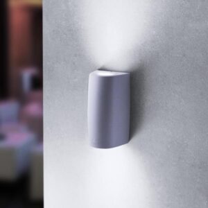 FUMAGALLI MARTA 90 2L  ΑΠΛΙΚΑ ΤΟΙΧΟΥ UP & DOWN ΓΚΡΙ GU10 2×3,5W 170x92mm EUROLAMP – 145-26272