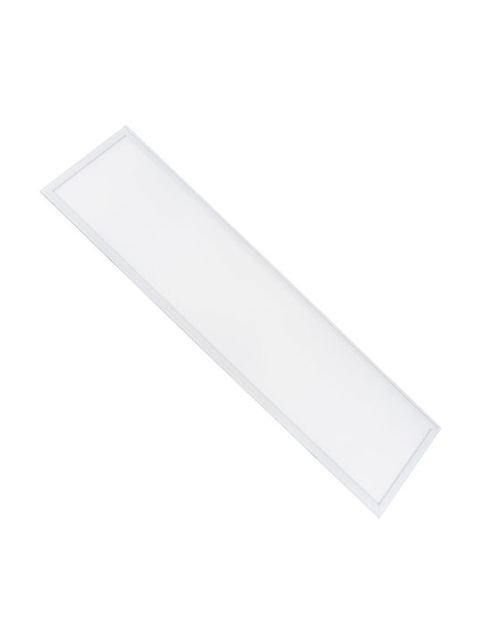 GloboStar Παραλληλόγραμμο Χωνευτό LED Panel Ισχύος 48W με Ψυχρό Λευκό Φως 2τμχ. 120×30εκ. -60212GS