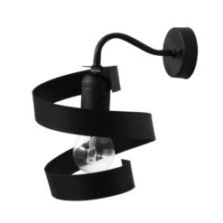 FLEXI-01AP BLACK ΑΠΛΙΚΑ ΜΕΤΑΛΛΙΚΗ Ε/27 Heronia – 34-0312