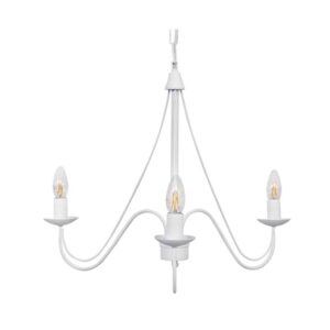 Φωτιστικό πολύφωτο S-11 3/L Λευκό Heronia – 01-0268