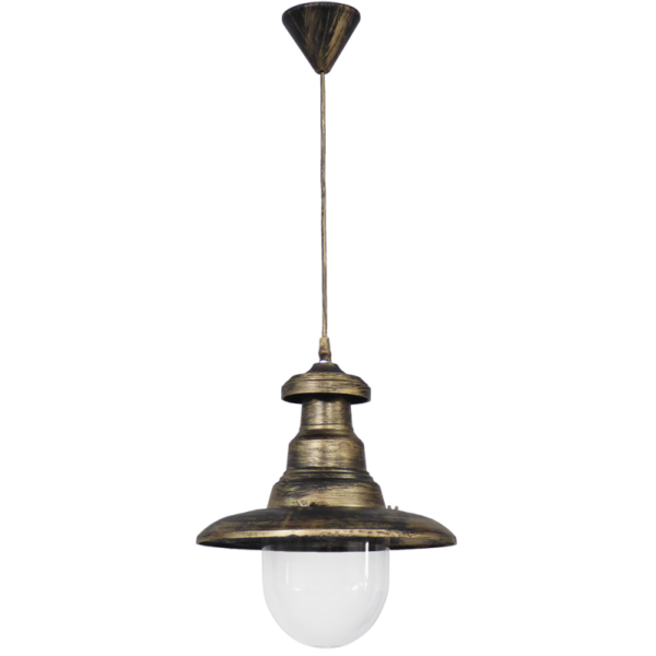 Φωτιστικό Πυροφάνι FLP-100K 1L Μπρονζέ  Heronia – 26-0026