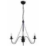 Φωτιστικό πολύφωτο S-11 3/L  Μαύρο  Heronia – 01-0239