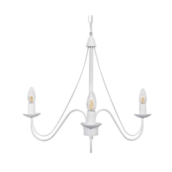 Φωτιστικό πολύφωτο S-11 3/L Λευκό Heronia – 01-0268