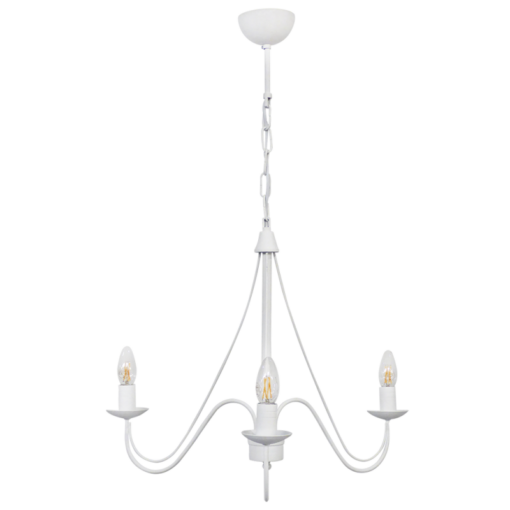 Φωτιστικό πολύφωτο S-11 3/L Λευκό Heronia – 01-0268