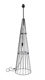 FLB-11 ΜΑΥΡΟ-BLACK ΔΑΠΕΔΟΥ ΒΑΣΗ (ΚΙΤ-3ΤΕΜΑΧΙΩΝ)h130 x Φ32 Heronia – 09-0161