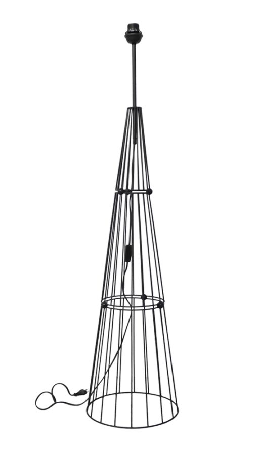 FLB-11 ΜΑΥΡΟ-BLACK ΔΑΠΕΔΟΥ ΒΑΣΗ (ΚΙΤ-3ΤΕΜΑΧΙΩΝ)h130 x Φ32 Heronia – 09-0161
