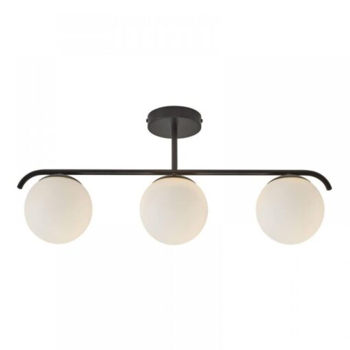 Nordlux Grant 3X15 Κρεμαστό Μαύρο E14  Γυάλινο/Μεταλλικό –  2010583003