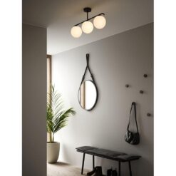 Nordlux Grant 3X15 Κρεμαστό Μαύρο E14  Γυάλινο/Μεταλλικό –  2010583003