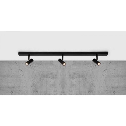 Nordlux Omari 3-Spot  Σποτ Φωτιστικό  Μαύρο LED 3.2W 3000K Μαύρου Χρώματος  –  2112193003