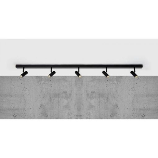 Nordlux Omari 5-Spot  Σποτ Φωτιστικό  Μαύρο LED 3.2W 2700K  –  2112203003