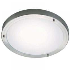 Nordlux Ancona Maxi E27 Φωτιστικό Οροφής  Νικελ Ματ  E27  Γυάλινο/Μεταλλικό –  25316132