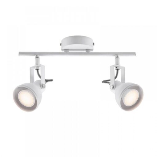 Nordlux Aslak 2-Spot  Σποτ Φωτιστικό  Λευκό GU10  Μεταλλικό –  45730101