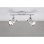 Nordlux Aslak 2-Spot  Σποτ Φωτιστικό  Λευκό GU10  Μεταλλικό –  45730101