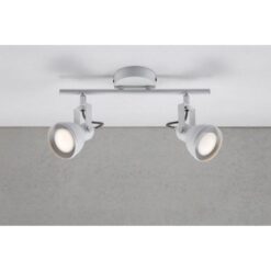 Nordlux Aslak 2-Spot  Σποτ Φωτιστικό  Λευκό GU10  Μεταλλικό –  45730101