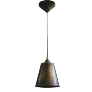 Κρεμαστό  φωτιστικό FUN-01 1L Μπρονζέ  Heronia – 31-0016