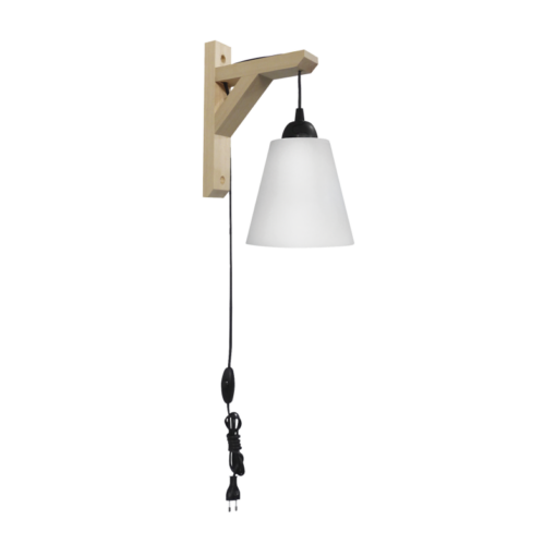 Φωτιστικό απλίκα FUN-01AP FIS  Μαύρο -Λευκό Heronia – 31-1095