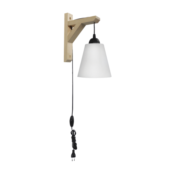 Φωτιστικό απλίκα FUN-01AP FIS  Μαύρο -Λευκό Heronia – 31-1095