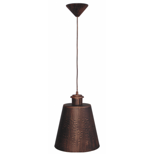 Κρεμαστό  φωτιστικό FUN-03 1L Χαλκός Heronia – 31-0014