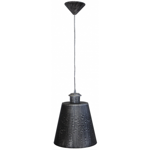 Κρεμαστό  φωτιστικό FUN-03 1L Ασημί Heronia – 31-0015