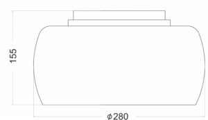 Φωτιστικό Οροφής 4ΧG9 Μεταλλικό Χρώμιο Κυκλικό Διάφανο Γυαλί & Κρύσταλλα ACA DECOR – FW5044