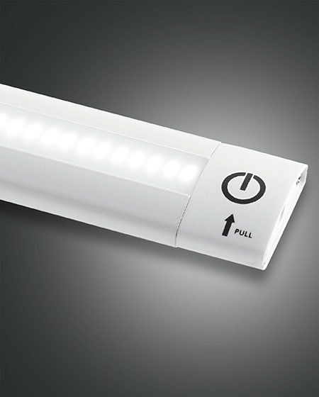 Undershelves  Fabas Luce Galway touch dimmer LED 8W  Λευκό Με Dimmer Αφής  1050lm Θερμό 3000K – 6690-02-002