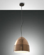 Κρεμαστό Φωτιστικό   Fabas Luce Gavia E27 Μπρονζέ     – 3609-45-179