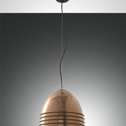 Κρεμαστό Φωτιστικό   Fabas Luce Gavia E27 Μπρονζέ     – 3609-45-179