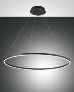 Κρεμαστό Φωτιστικό   Fabas Luce Giotto LED 60W  Μαύρο Dimmable  6700lm Φυσικό – 3508-42-101
