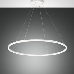 Κρεμαστό Φωτιστικό   Fabas Luce Giotto LED 60W  Λευκό Dimmable  6700lm Φυσικό – 3508-42-102