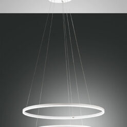 Κρεμαστό Φωτιστικό   Fabas Luce Giotto LED 65W  Λευκό Dimmable  7050lm Θερμό 3000K – 3508-48-102