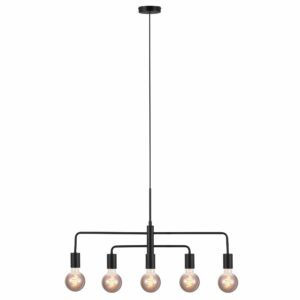 Nordlux GLOOM Κρεμαστό Μαύρο E27  Μεταλλικό –  2113053003