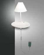Φωτιστικό Τοίχου  Fabas Luce Goodnight LED 8W  Λευκό Με Dimmer  720lm Θερμό 3000K – 3417-20-102