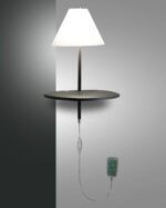 Φωτιστικό Τοίχου  Fabas Luce Goodnight LED 8W  Ανθρακί Με Dimmer  720lm Θερμό 3000K – 3417-20-164