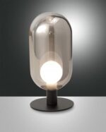 Επιτραπέζιο Φωτιστικό   Fabas Luce Gubbio G9 Φιμέ Με Dimmer Αφής    – 3553-31-126