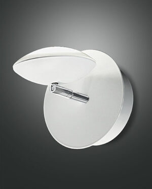Φωτιστικό Τοίχου  Fabas Luce Hale LED 8W  Λευκό   750lm Θερμό 3000K – 3255-21-102
