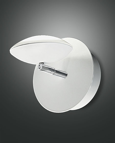 Φωτιστικό Τοίχου  Fabas Luce Hale LED 8W  Λευκό   750lm Θερμό 3000K – 3255-21-102