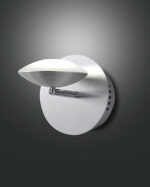 Φωτιστικό Τοίχου  Fabas Luce Hale LED 8W  Αλουμίνιο   750lm Θερμό 3000K – 3255-21-212