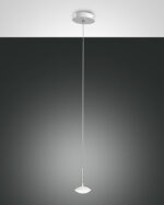 Κρεμαστό Φωτιστικό   Fabas Luce Hale LED 8W  Λευκό   750lm Θερμό 3000K – 3255-41-102