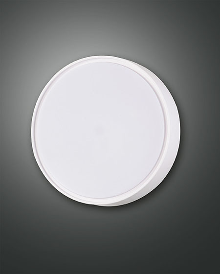 Φωτιστικό Οροφής  Fabas Luce Hatton LED 14W   Λευκό  IP65 1600lm Θερμό 3000K – 3206-61-102