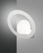 Φωτιστικό Τοίχου  Fabas Luce Hector LED 15W  Λευκό Dimmable  1680lm Θερμό 3000K – 3664-21-102