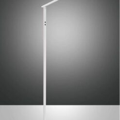 Φωτιτστικό Δαπέδου  Fabas Luce Ideal LED 10W  Λευκό Με Dimmer Αφής  1000lm Θερμό – Ψυχρό – 3550-11-102