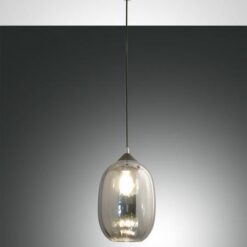 Κρεμαστό Φωτιστικό   Fabas Luce Infinity E27 Φιμέ     – 3519-40-126